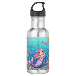 Niedliche Mermaid Wasserflasche
