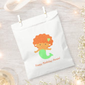 Niedliche Mermaid White Gevor Tasche Geschenktütchen (Ausgeschnitten)