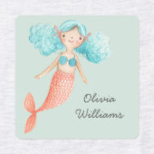 Niedliche Mermaids Tageskursname Kleidung Etiketten (Design 2)