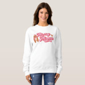 Niedliche Merry Mama Bear Urlaubssaison Sweatshirt (Vorne ganz)