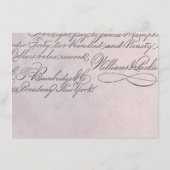 Niedliche Messe für Kleinkinder Begleitkarte (Rückseite)