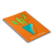 Niedliche mexikanische Kakteen-Pflanze Notizblock (Rechte Seite)