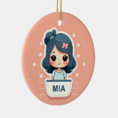 Niedliche Mia-Keramik Keramik Ornament (Rechts)