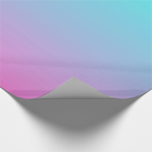 niedliche Mieder-Ober-Meerjungfrau Pink Fuchsia Tü Geschenkpapier (Ecke)