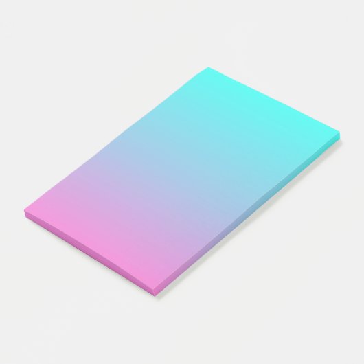 niedliche Mieder-Ober-Meerjungfrau Pink Fuchsia Tü Post-it Klebezettel (angewinkelt)