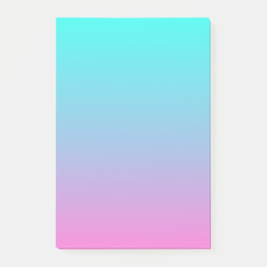 niedliche Mieder-Ober-Meerjungfrau Pink Fuchsia Tü Post-it Klebezettel (Vorderseite)