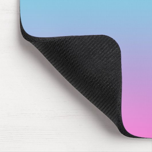 niedliche Mieder-Ober-Meerjungfrau Rosa Türkis Aqu Mousepad (Ecke)
