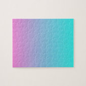 niedliche Mieder-Ober-Meerjungfrau Rosa Türkis Aqu Puzzle (Horizontal)