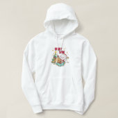 Niedliche Milch und Mocha merry_xmas Hoodie (Design vorne)