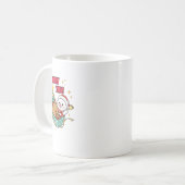 Niedliche Milch und Mocha merry_xmas Kaffeetasse (Vorderseite Links)