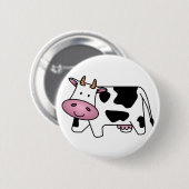 Niedliche Milchkuh Button (Vorne & Hinten)
