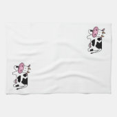 Niedliche Milchkuh Geschirrtuch (Horizontal)