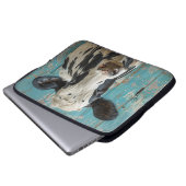 Niedliche Milchkühe Bauernhof Malerei Laptopschutzhülle (Vorne Knopf)