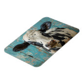 Niedliche Milchkühe Bauernhof Malerei Magnet (Linke Seite)