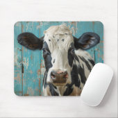 Niedliche Milchkühe Bauernhof Malerei Mousepad (Mit Mouse)