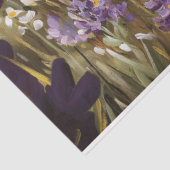 Niedliche Milchkühe Kälber Lupine Blume Decoupage Seidenpapier (Ausschnitt)