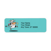 niedliche Milchkuhmilch Cartoon (Vorne)