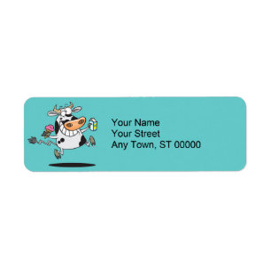 niedliche Milchkuhmilch Cartoon