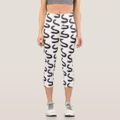Niedliche Millipez-Cartoon-Abbildung Capri Leggings (Vorderseite)