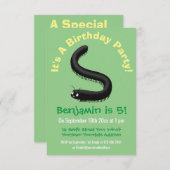 Niedliche Millipez-Cartoon-Abbildung Einladung (Vorne/Hinten)