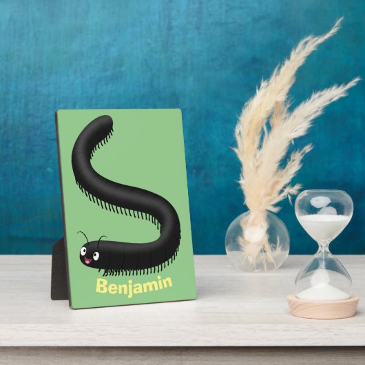 Niedliche Millipez-Cartoon-Abbildung Fotoplatte (Seite)