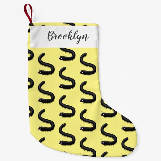 Niedliche Millipez-Cartoon-Abbildung Kleiner Weihnachtsstrumpf (Vorderseite)