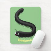 Niedliche Millipez-Cartoon-Abbildung Mousepad (Mit Mouse)