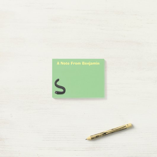 Niedliche Millipez-Cartoon-Abbildung Post-it Klebezettel (Auf Schreibtisch)