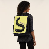 Niedliche Millipez-Cartoon-Abbildung Rucksack (Ausgewaschen)