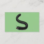 Niedliche Millipez-Cartoon-Abbildung Visitenkarte (Rückseite)