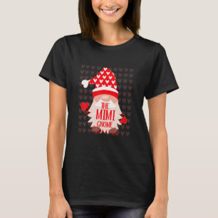 Niedliche Mimi Gnome Familie Matching Valentinstag T-Shirt