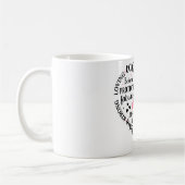 Niedliche Mimi/Herz-Definition Kaffeetasse (Links)