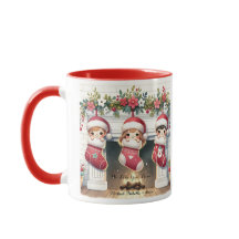 Niedliche Mimi Weihnachtsfeier Tasse mit Großkinde