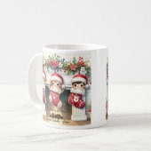 Niedliche Mimi Weihnachtsfeier Tasse mit Großkinde (Vorderseite Links)