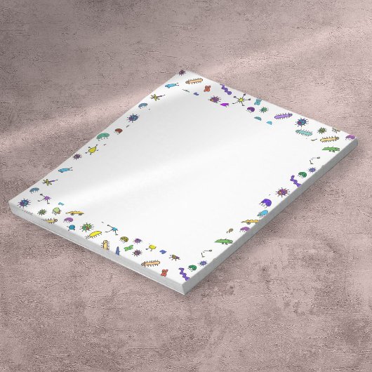 Niedliche Mini-Bugs und Mini-Bestien Notizblock