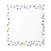 Niedliche Mini-Bugs und Mini-Bestien Notizblock (Vorderseite)