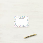 Niedliche Mini-Bugs und Mini-Tiere Post-it Klebezettel (Auf Schreibtisch)