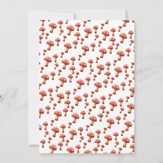 Niedliche Mini-Mini-Babydusche Einladung (Rückseite)