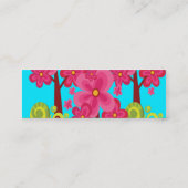 Niedliche Mini Visitenkarte (Rückseite)