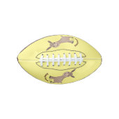 Niedliche Miniatur-Esel-Cartoon-Abbildung Football (Vorderseite)