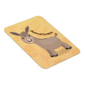 Niedliche Miniatur-Esel-Cartoon-Abbildung Magnet (Rechte Seite)