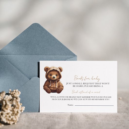 Niedliche Minimal-Babybücher für Foto Einladung