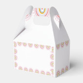 Niedliche Minimal Rainbow-Kinderdusche Geschenkschachtel (Rückseite)
