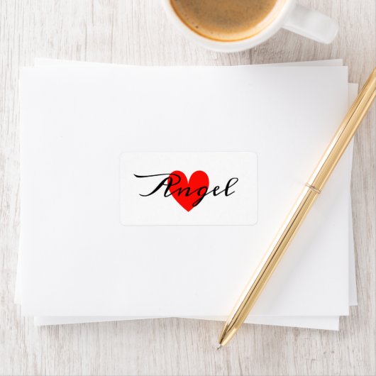 Niedliche minimale moderne, weiße Herzpartie Ihren Adressaufkleber (Insitu)