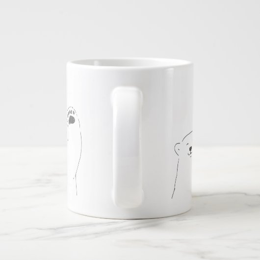 niedliche minimale Tasse (Rückseite)