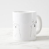 niedliche minimale Tasse (Vorderseite Rechts)