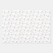 Niedliche Minimalistische Ästhetik Geschenkpapier Set (Vorderseite)