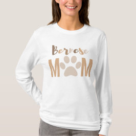 Niedliche Minimalistische Bernese Hunde Mama T-Shirt