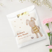 Niedliche Minimalistische Boho Bunny Toy Babydusch Geschenktütchen (Versiegelt)