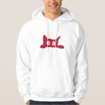 Niedliche Minimalistische Cat Face Hoodie